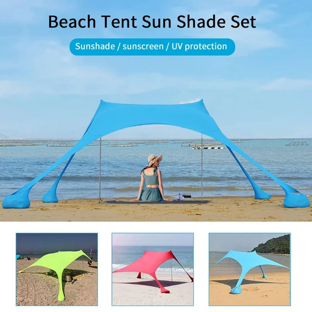 Im freien Strand Zelt Sonnenschirm Sun Shelter UV Schutz Winddicht