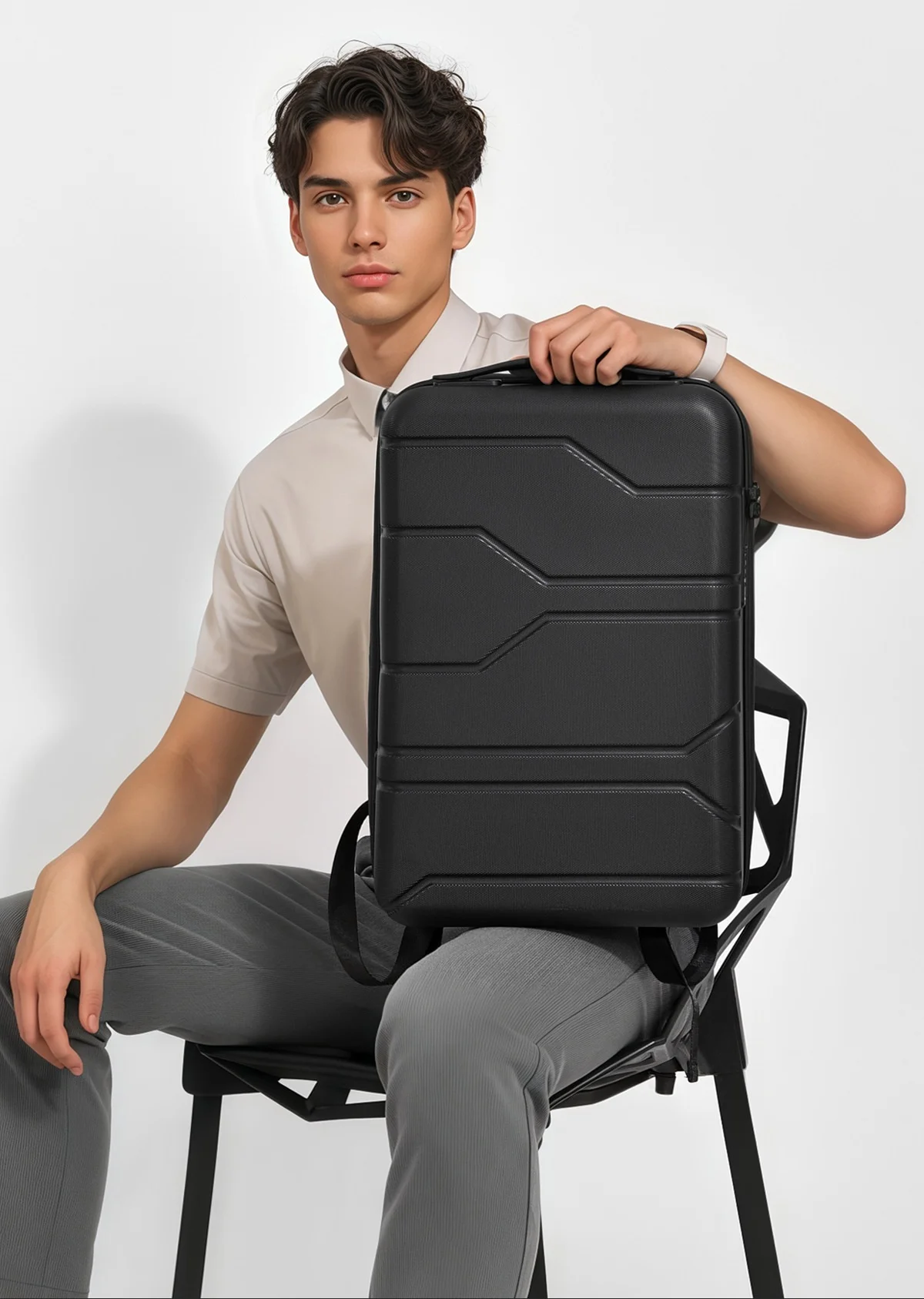 Interior laptop compartment