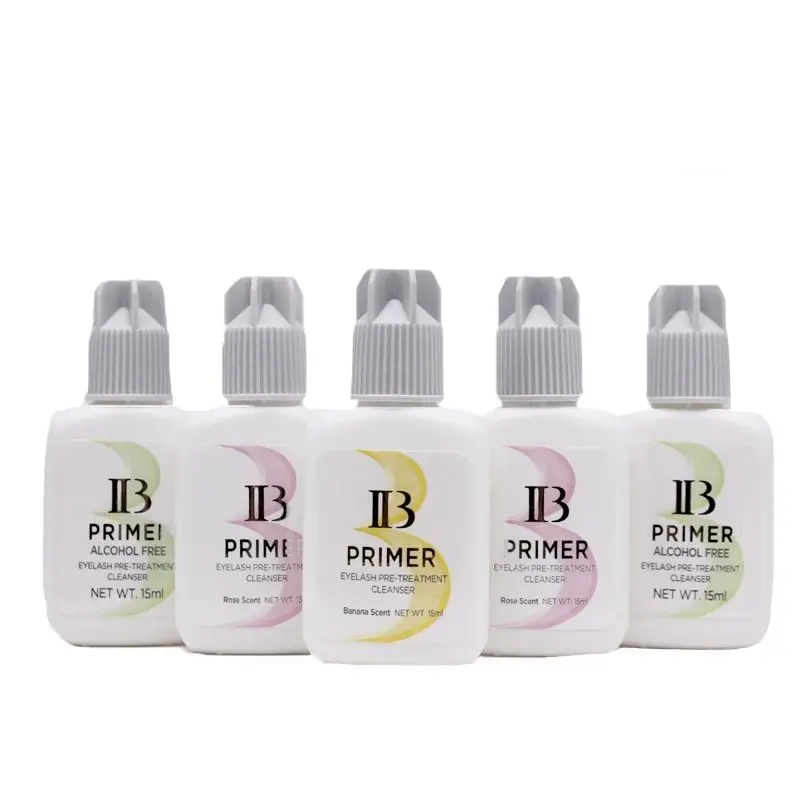 ibeauty Primer For Eyelash Extensions Glue Application Korea Professional Clear Primer Makeup Tool 15ml 10 bottles eyelash primer