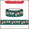1X 10M Deco Silver Snowflake Foil Christmas Trees Glove Santa Claus Snowman Masking Washi Tape for Diary Scrapbooking Stationery 3