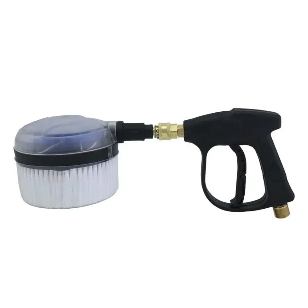 Brosse Rotative Pour Nettoyeur Haute Pression - Connecteur Rapide 1/4 - Pour Voiture, Meubles Extérieurs, Vélos