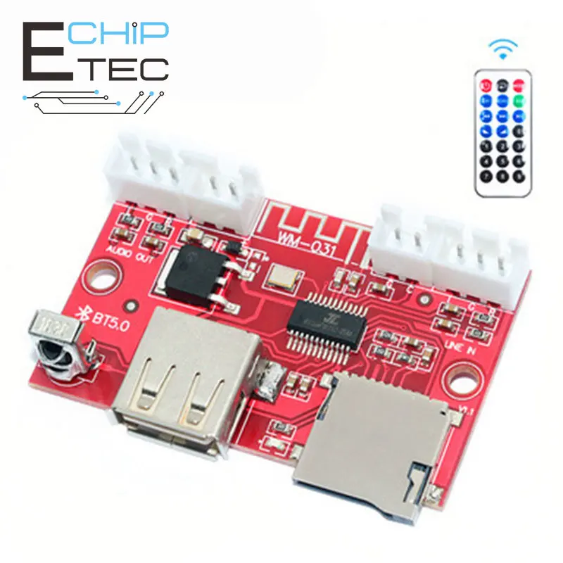 

Плата декодера Bluetooth 5,0 без потерь WAV FLAC, беспроводной модуль декодера Eemote Control USB MP3