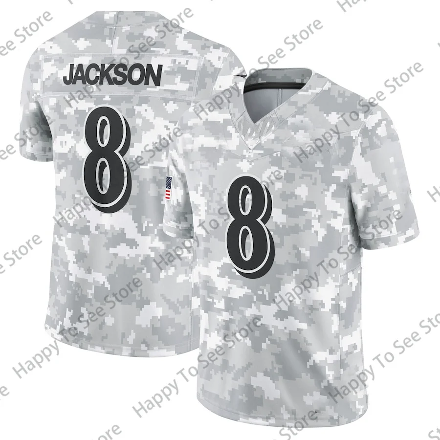 Mens Baltimore Ravens Lamar Jackson Jersey Adults And Children Short Sleeve Loose Outdoor Bodybuilding Motion Jersey Train Tops