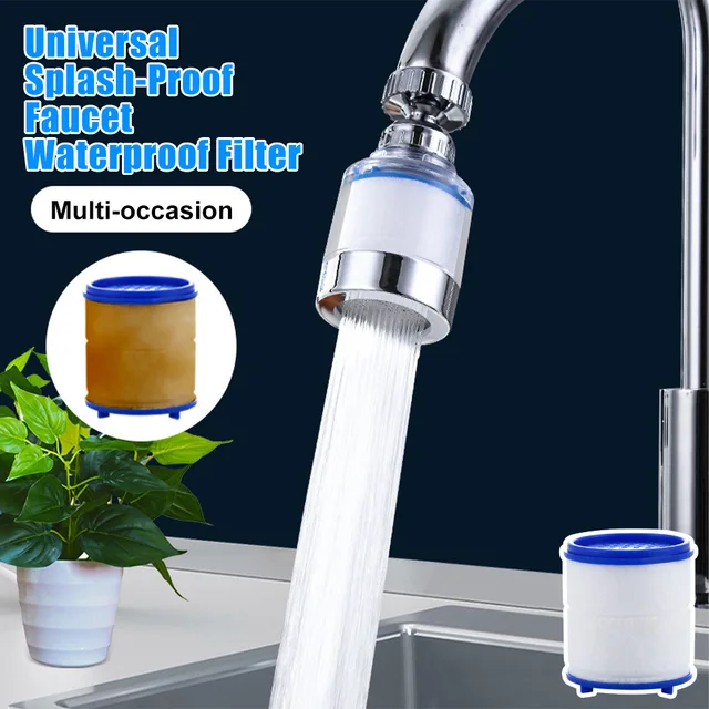1PCS Filter Element Faucet Water Purifier Filter Shower PP Cotton Filtration For Kitchen Bathroom Remove Chlorine Heavy Metals 2
