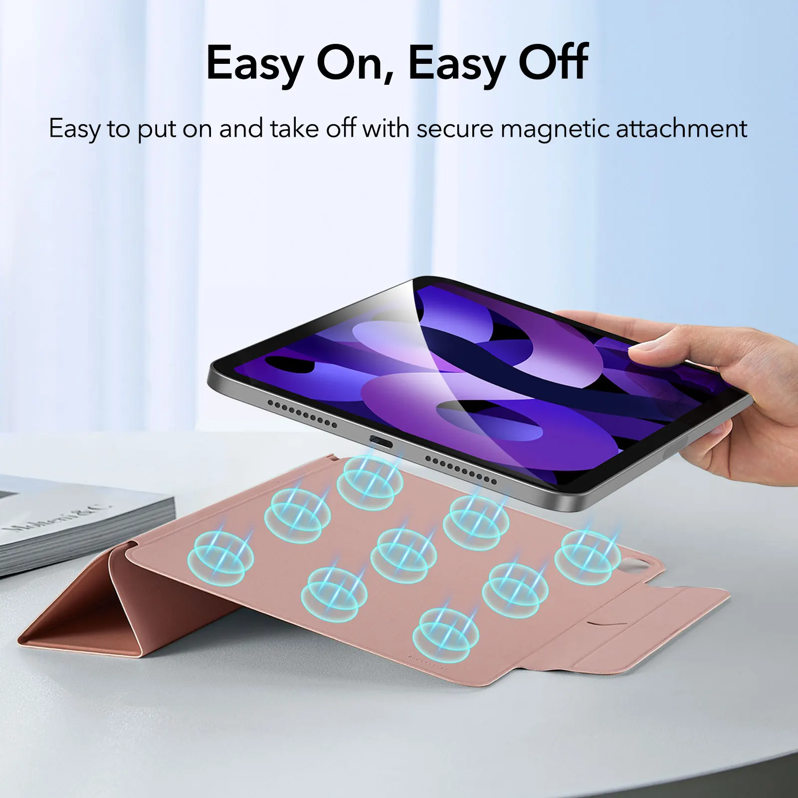 ESR for iPad Air 5 Case for iPad Pro 11 12.9 Air 4 mini 6 Magnetic Case Pro 11 Slim Folio