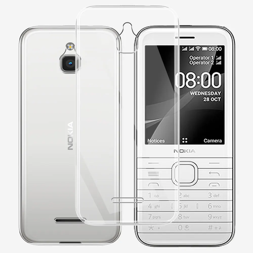 Ultra Thin Silicone Soft TPU Clear Back Case Cover - 2.8