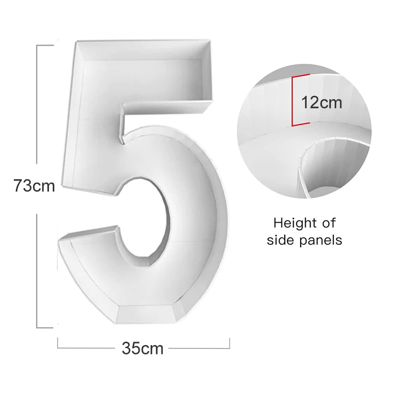 ナンバーバルーン【5】 楽天市場】巨大 数字 バルーン 5の通販