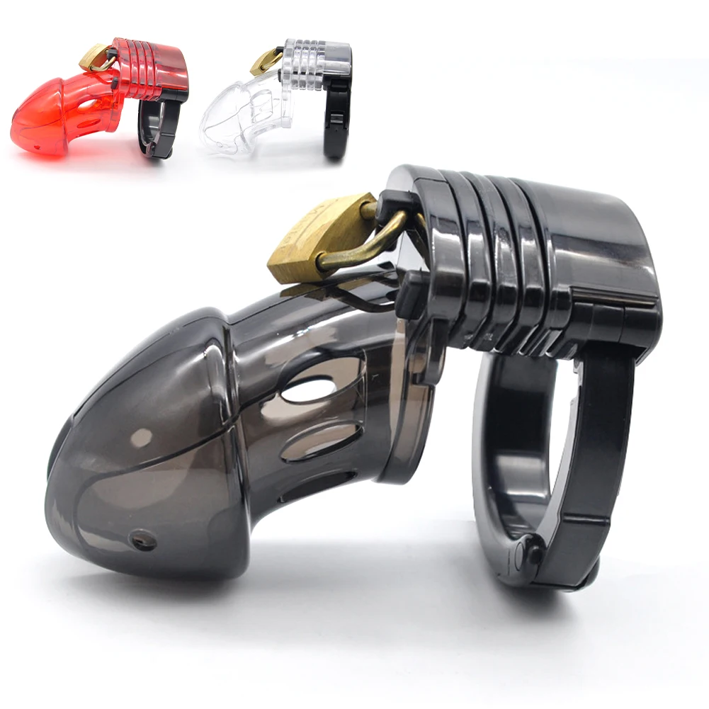 Plastic Chastity Cage Male Cock Lock With Adjustable Penis Ring Chastity Belt Sextoys For Men Gay Sex Shop male chastity penis chastity cage,chastity lock sex toy,chastity cage accessory