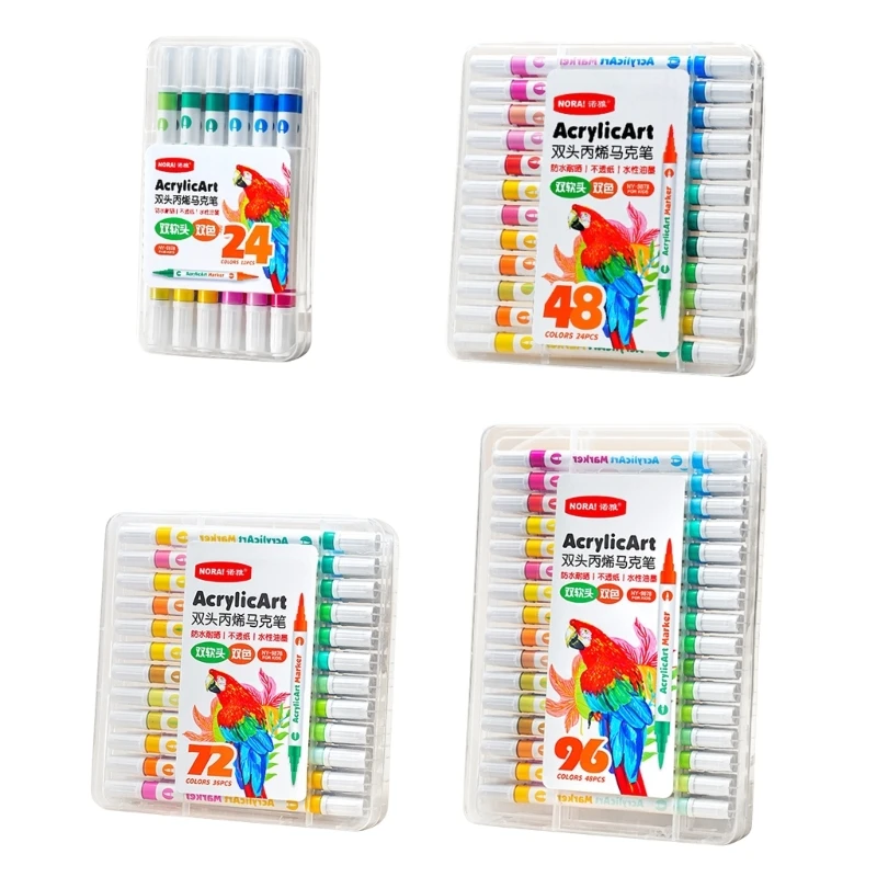 

OFBK Acrylic Paint Pens with Water Based for Painting on Various Surfaces