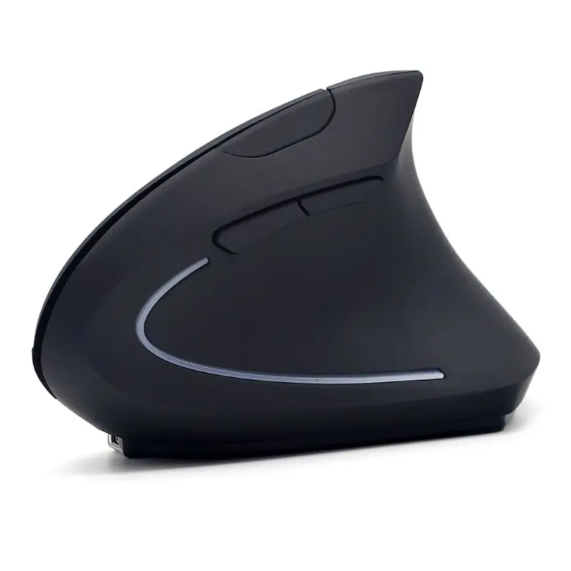 USB 유선 1600DPI USB 광학 인체공학적 게이밍 조정 가능한 수직 마우스
