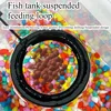 Ventosa de alimentación para acuario, estación para pecera, bandeja de comida flotante