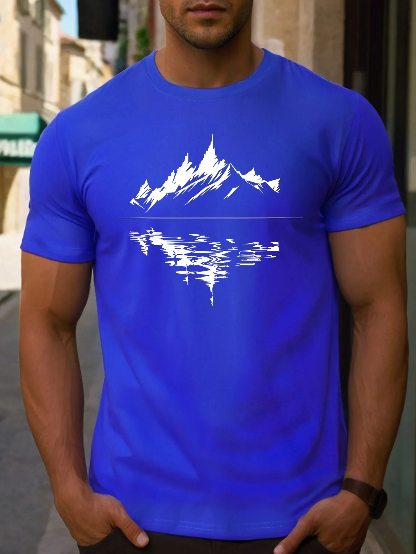 Men's T-shirt fabric texture