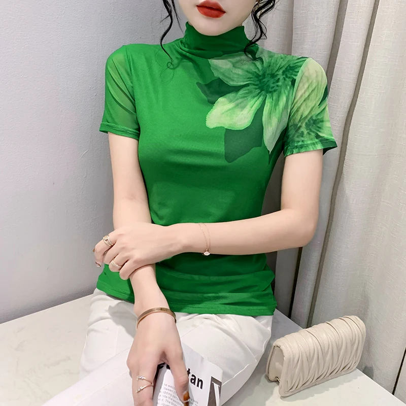 여성프린트티셔츠
