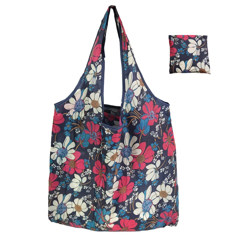 Eco-Friendly Foldable Tote Bag | Reusable Large-Capacity Grocery and Shopping Bag