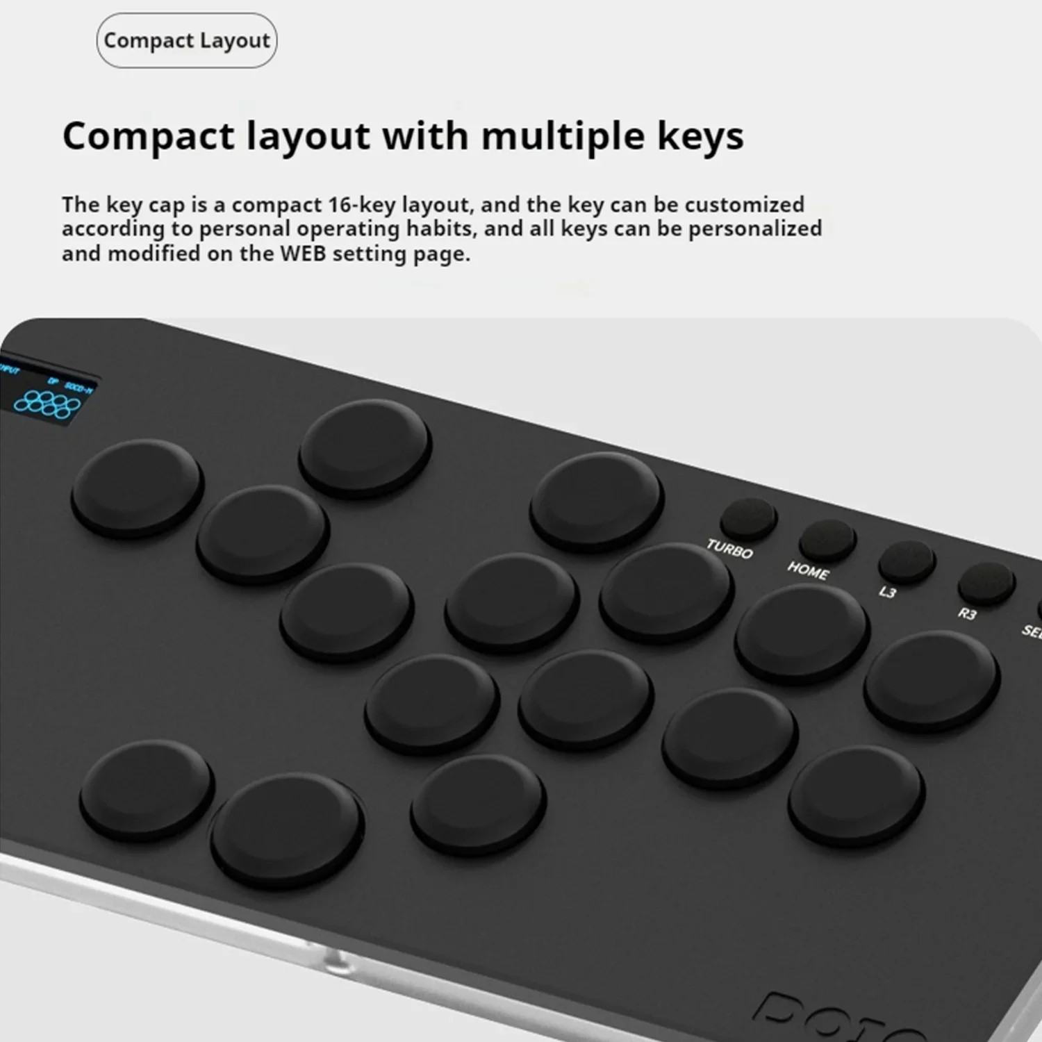 Doio-アルミニウム合金のポータブルゲームキーパッド,ps4,ps5スイッチ 