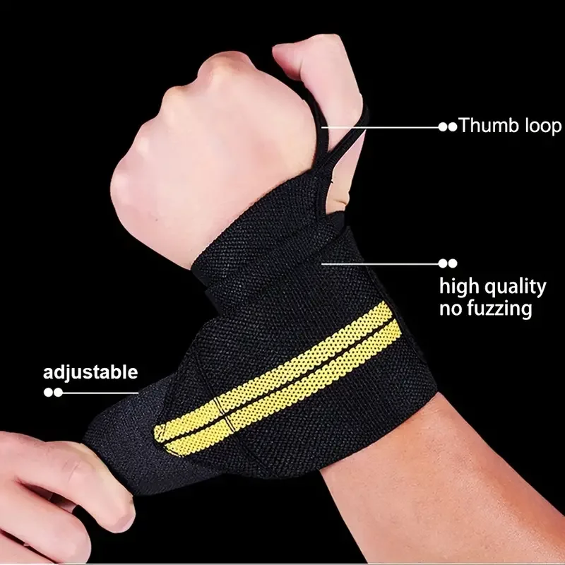 Weightlifting Straps 1pc Gym Wrist Wraps/Lifting Wrist Straps Heavy Duty With Thumb Loops for Working Out Protection Unisex weightlifting straps