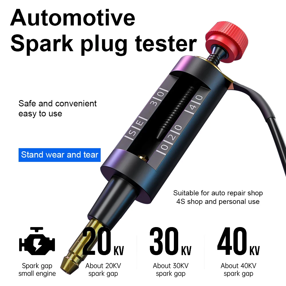 Spark Plug Tester Wrench Ignition System Coil Engine Tester Adjustable Ignition Coil Car Repair Tool Car Accessories spark plug