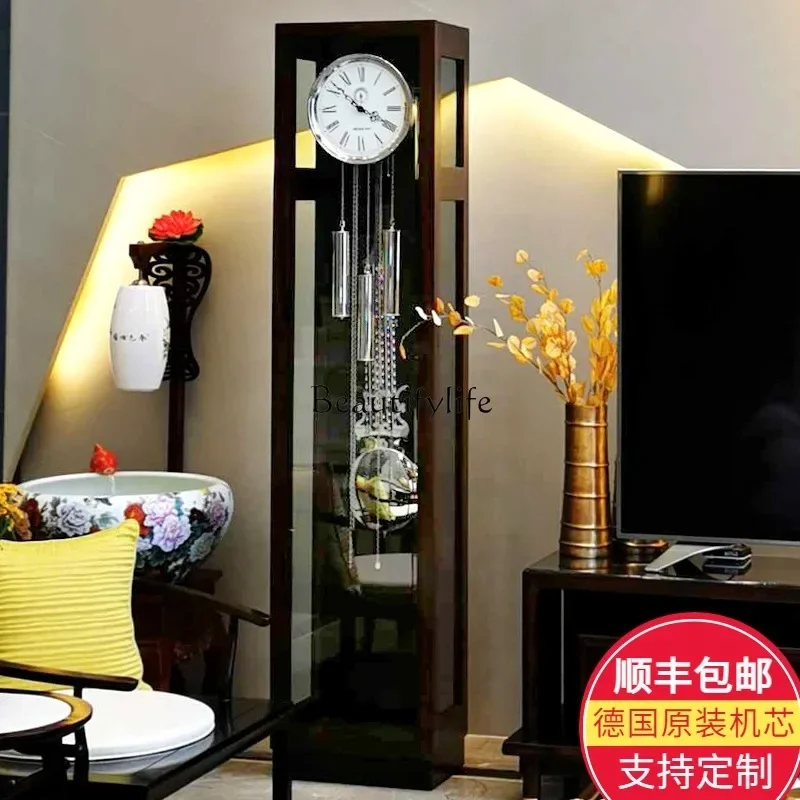 European floor clock living room simple creative German movement light luxury modern mechanical floor clock