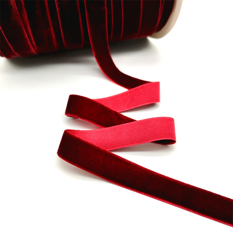 Elegant Velvet Ribbon for Weddings and Gift Wrapping - 5 Yards