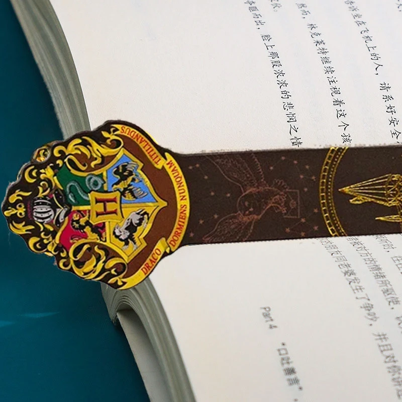 Anime Harried Segnalibro Magic Academy Potters Hermione Creative Book Holder Ciondolo Studente Scuola Cancelleria Kid Learning Gift