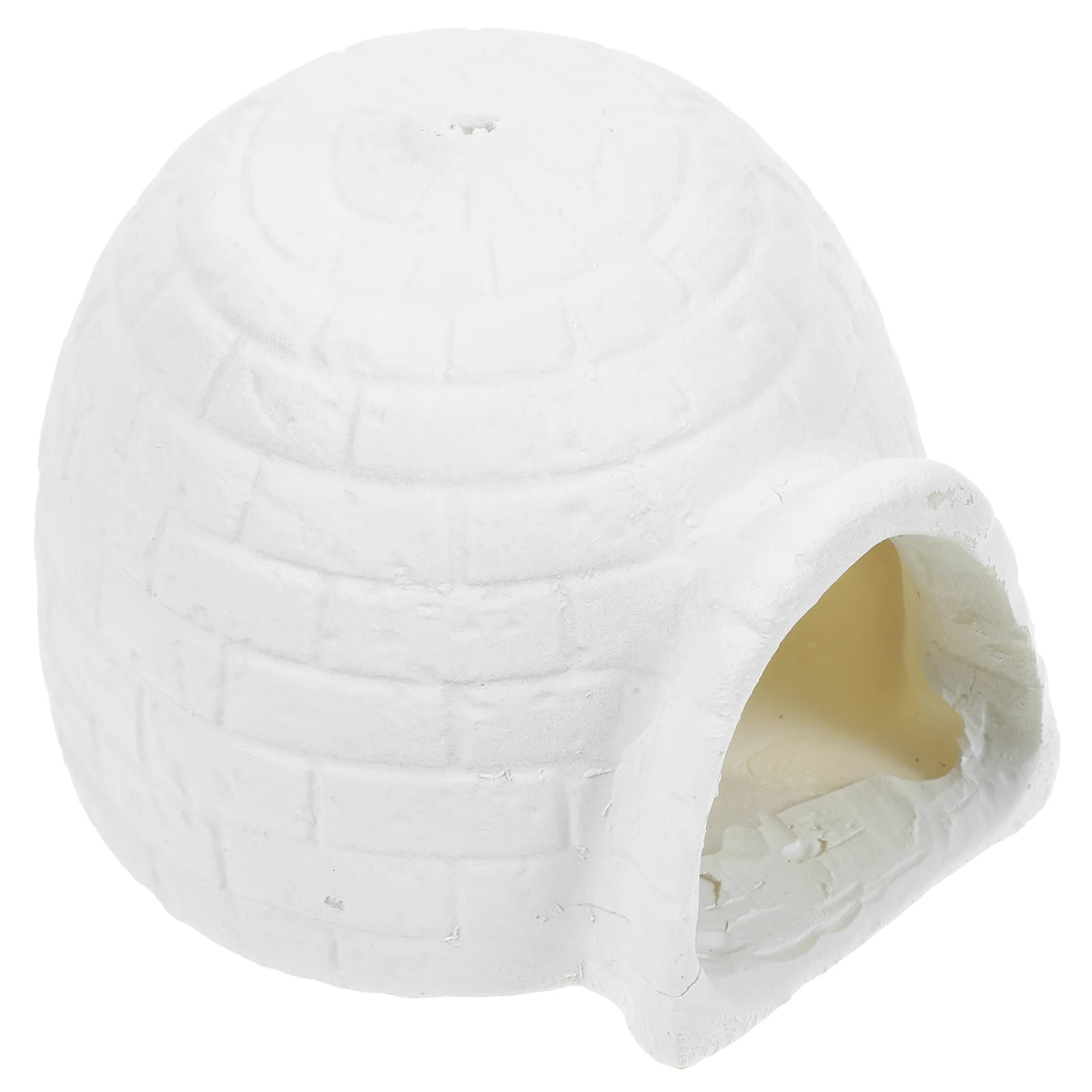 

Toddler Toys Simulation Igloo Ice House Craft Photo Figurines for Kids Decorations Decorative Model White Figures