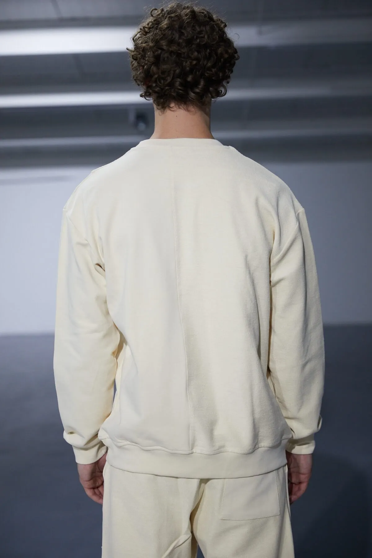 Men's Reverse Piece Oversize Cream 