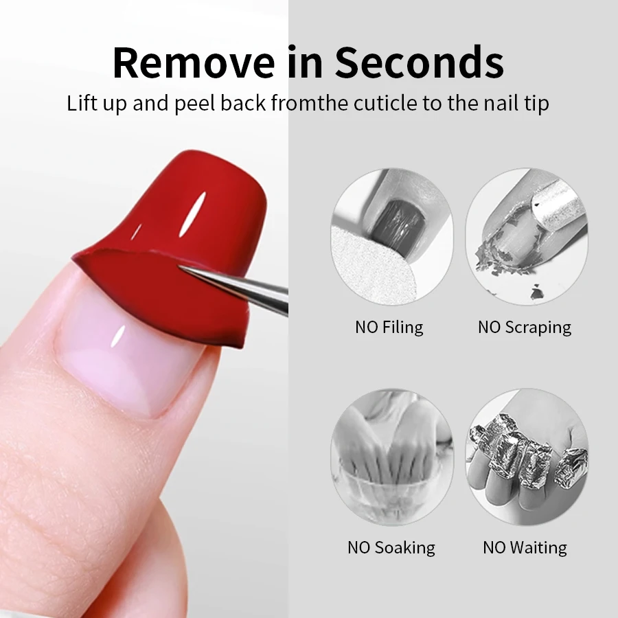 RSNAIL Peel Off Base Gel 10g Clear Primer UV Gel Nail Polish Base Semi Permanent Air Dry For Protect Care Nails Art Glue