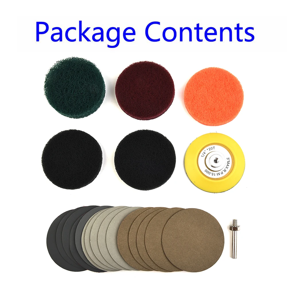 Repair Kit Headlights Polishing Kit For Car Set Tools 3Inch Directional Lights Fog Lights Restoration Practical