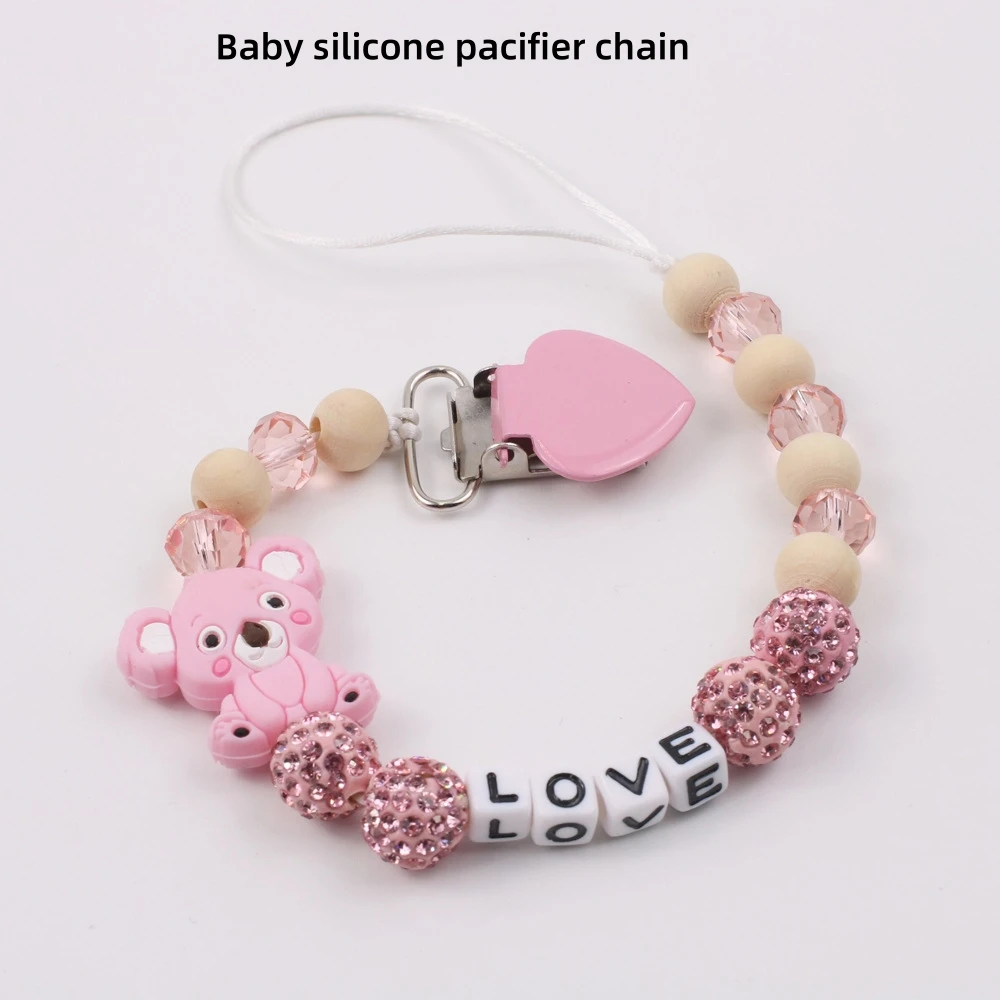 Pacifier Chain 1Pc Baby Cartoon Koala Silicone