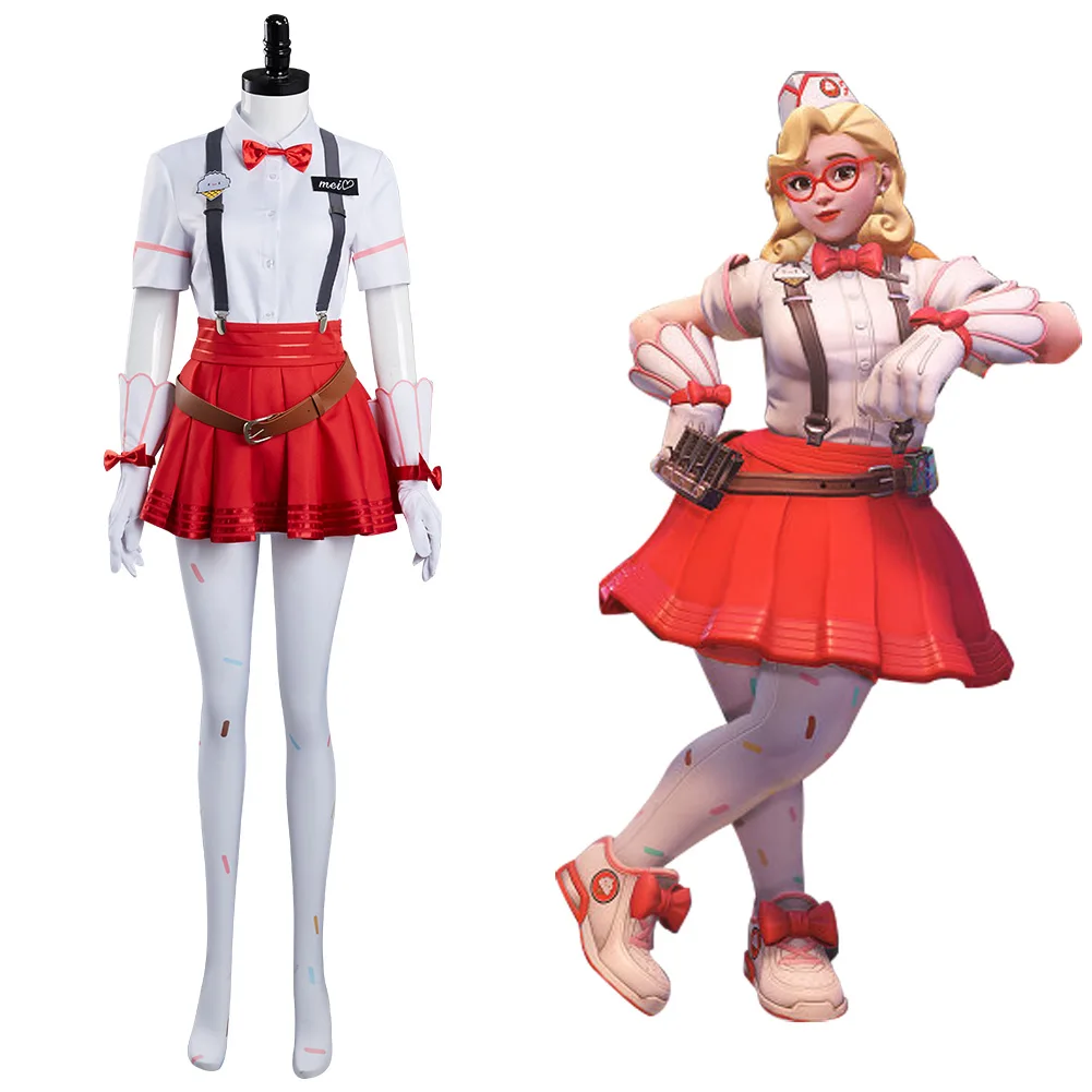 OW Mei/Meiling Zhou Skin костюмы для косплея карнавальный костюм на Хэллоуин | Тематическая