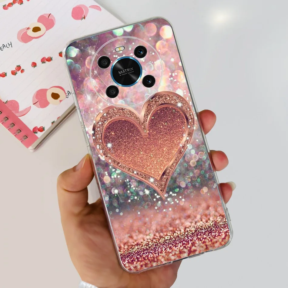 Elegant Printing Soft Silicone Clear TPU Protective Phone Case