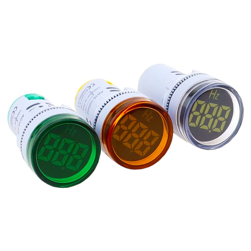 Frequency Counter Tester Frequency Meter 22mm 0-99 Hz Digital Display Electricity Hertz meter