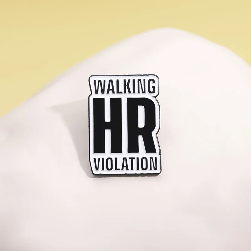 Walking Hr Verletzung Emaille Pins Cartoon Spaß Zitate Broschen Kleidung Rucksack Großhandel Revers Abzeichen Geschenk für Bü ropers onal ﻿ – Detail 10