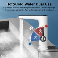 Briwellna chauffe-eau électrique 220V Robinet de cuisine Geysers sans réservoir Robinet Chauffage Robinet Chauffants instantanés Robinet 4