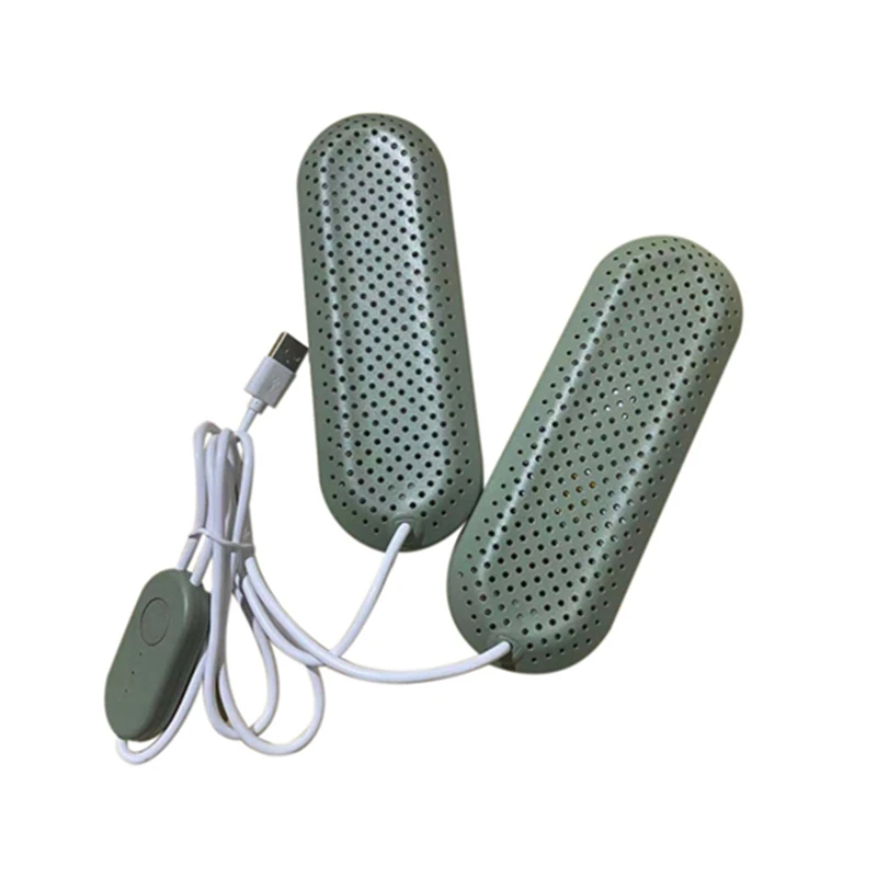 

2X Shoes Dryer, USB Shoe Dryer Intelligent Timing Deodorization Shoe Boot Drying Machine USB Shoe Warmer Winter 2