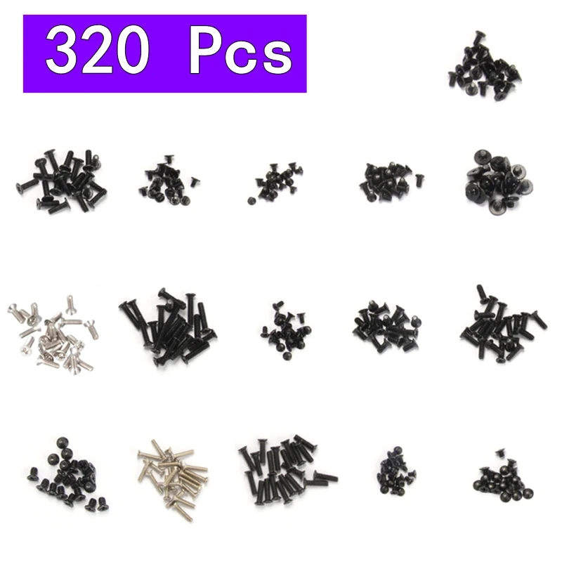320pcs Laptop Screws Notebook Screw Set For IBM HP Thinkpad Acer 
