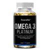 8573-535936.jpg Omega 3, Fish Oil Supplement, Wild Anchovies, Heart Health, Brain Development, Dietary Supplement, 120 Capsules