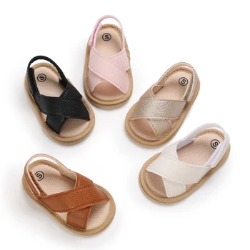 Casual Cute Solid Color Open Toe Sandals For Baby Boy Girls Breathable Lightweight Walking Shoes For Spring And Summer 1