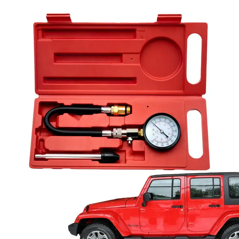 

Cylinder Leak Down Tester Engine Cylinder Tester Leakage Test Set Diagnostics Tool Car Tools Pressure Gauges Automotive Engine