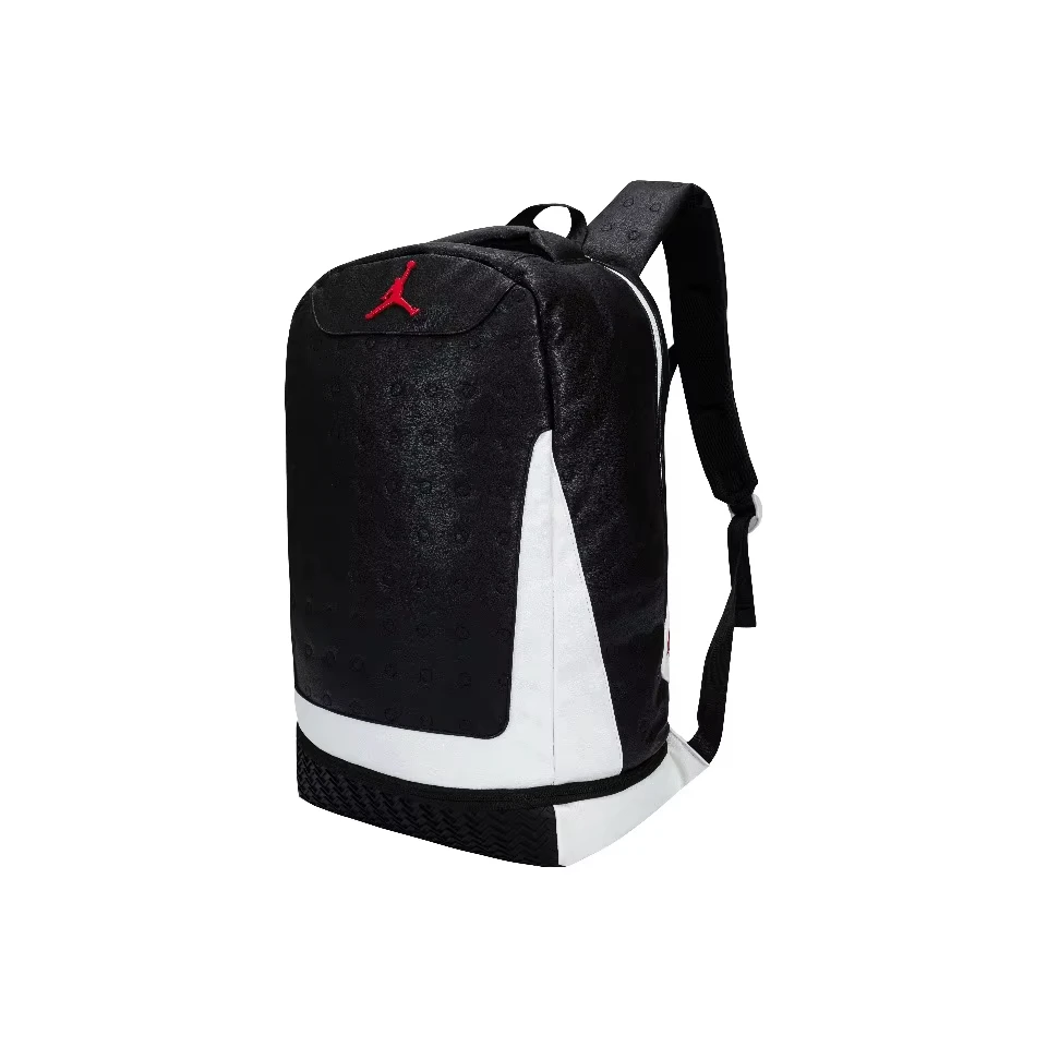 Jordan Backpack School Laptop Basketball Zipper Bag Unisex Large-capacity
