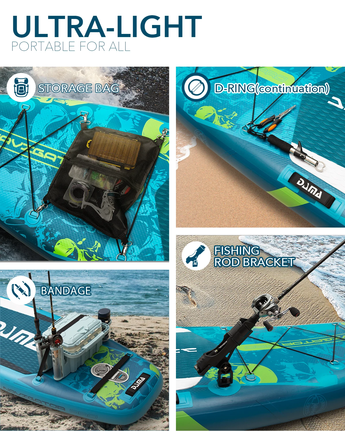 ダマスカルサップスタンドアップウォーターパドルボード