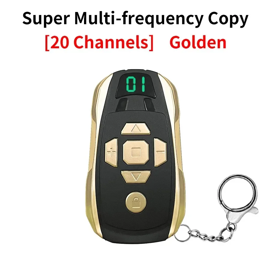 20 Kanallı Şarj Edilebilir Anahtar Çoğaltıcı Evrensel Garaj Kapısı Uzaktan Kumanda Kapısı Kontrolörü Klon Çok Frekanslı 300-915Mhz