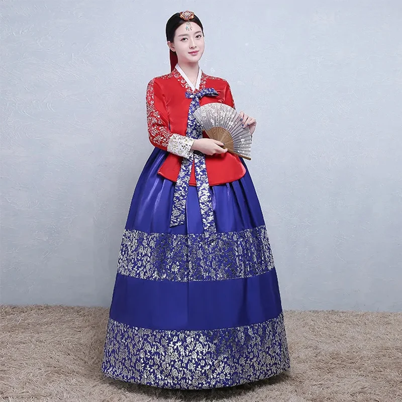 Korean Traditional Wedding Hanbok For Women Palace Korean Hanbok Dress Ethnic Minority Dance Costume Oriantal Clothing Outfit 9