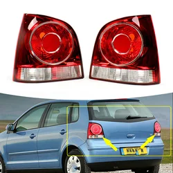 Rear Tail Light Lamp Housing Without Bulbs Warning Bumper Light For Volkswagen VW POLO 9N 9N3 Hatchback 2006 2007 2008 2009 2010