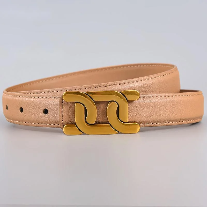 Neuer, heiß verkaufter Damen-Briefgürtel mit Lederschnalle und trendigem und glattem Schnallengürtel, vielseitiger Gürtel aus Rindsleder, modisch und vielseitig_voghion.com