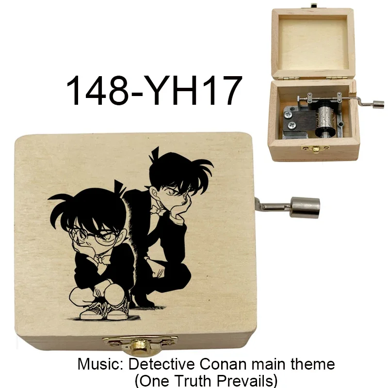 Detective Conan MEITANTEI KONAN Main Theme music One Truth Prevails hand Music Box boys girls Toys New year Christmas gift 6