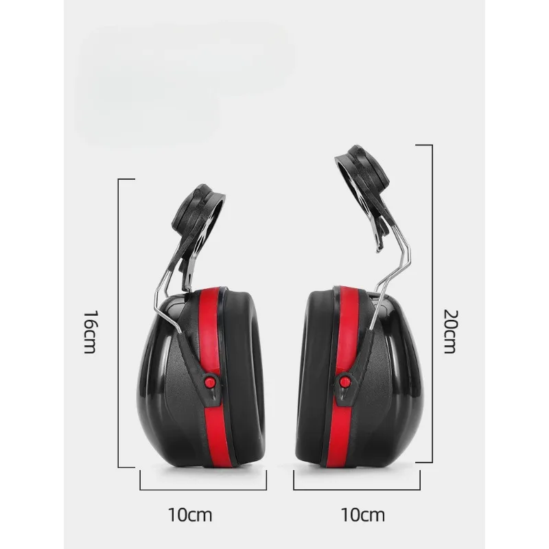 Anti-Noise Head Adjustable Earmuffs Foldable NRR 23dB Noise Insulation Ear Protector For Work Study Shooting Hearing Protection