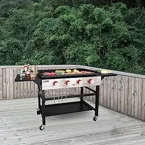 gas grill griddle