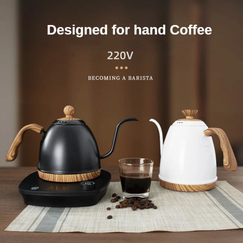 

Intelligent Temperature Controlled Gooseneck Electric Kettle 600ml/800ml Hand Brew Coffee Pot Smart Teapot Rapid Heating Kettle