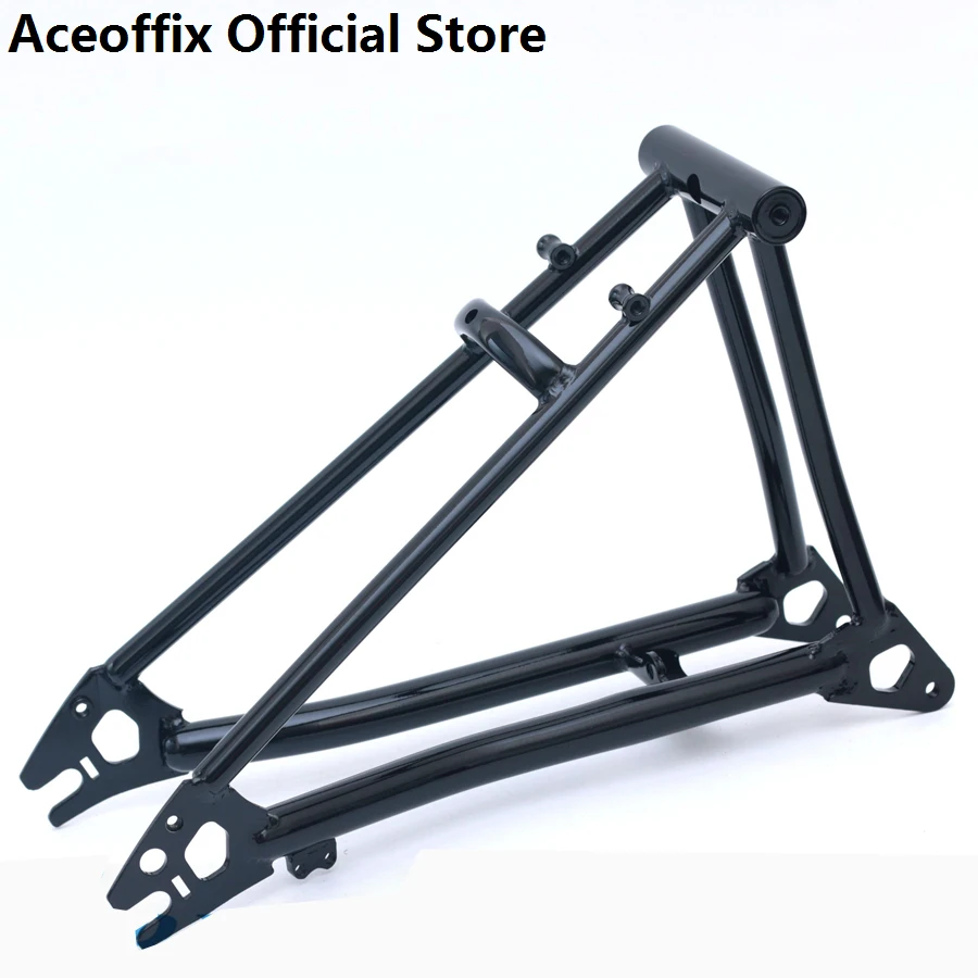 Triangle Arrière Et Fourche Avant Brompton En Titane – Officiel, Noir, Neuf
